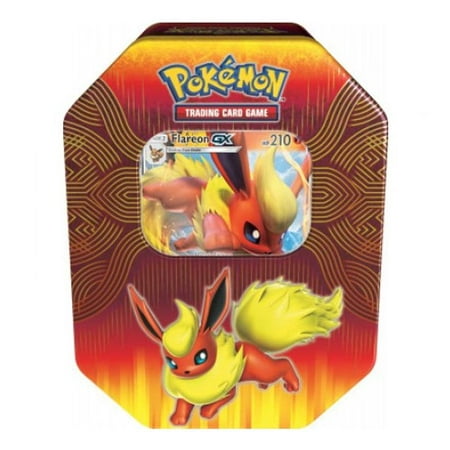 Pokemon Flareon-GX Elemental Power Collectors Tin: Booster Packs TCG Cards Promo