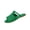 Green, variant on Women's Cut Out Slide Sandals, Trendy Faux Leather Flat Slide Sandals, Lightweight Slip On Outdoor Shoes Green