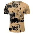thumbnail image 4 of JAJAHO Mens Short Sleeve T Shirt Funny Printed Crew Neck Regular Fit Summer Top Casual Daily Wear Graphic Tee Trendy Tops, 4 of 4