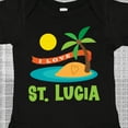 thumbnail image 4 of Inktastic I Love St Lucia Boys or Girls Baby Bodysuit, 4 of 5