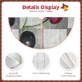 thumbnail image 3 of Rateoe Cherries laid Pattern Christmas Tree Skirt with Ties , Christmas Tree Decorations, Farmhouse Christmas Decor Xmas Holiday Decorations-36", 3 of 6