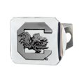 thumbnail image 2 of Fanmats 15046 South Carolina Gamecocks Cubierta De Enganche De Metal Cromado Con Emblema 3D De Metal Cromado, 2 of 5