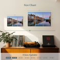 thumbnail image 3 of Elephant Stock Nyhavn New Harbor Wall Art - Horizontal Multi Panel Canvas - Living Room Wall Decor - Places Multi Panel - White And Blue Decor - 23" x 14", 3 of 4