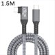 thumbnail image 2 of Cable USB 4 90° 40Gbps Cable de Datos USB4 Tipo C Carga Rápida PD 240W, Transferencia de Video 8K 1.5M, 2 of 5
