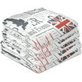 thumbnail image 4 of SKYSONIC 4 Pack London Theme Kitchen Towels Soft Highly Absorbent Dish Towels Reusable Tea Towels Set 28 x 18 Inch, 4 of 7