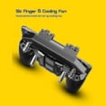 thumbnail image 2 of Ak77 Mobile Game Controller Pubg Game Controller Gamepad 6 Finger Gaming Trigger, 2 of 5