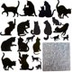 thumbnail image 1 of Cat Silhouette Silicone Mold DIY Resin Epoxy Casting Mould Handmade Craft Decor, 1 of 5