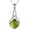 Peridot necklace, variant on Amethyst Irish Celtic Pendant Necklace Sterling Silver Natural Stone Teardrop Necklace Jewelry Gifts For Women