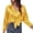 Yellow, variant on Satin Blouses for Women Long Sleeve Button Down Lapel Collar Silk Shirt Dressy Casual Tops Office Work Shirts