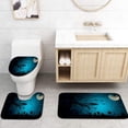 thumbnail image 6 of 4 Pcs Shower Curtain Set Southwestern Abstract Colorful Ethnic Geometric Native Retro Vintage with Non-Slip Rugs Toilet Lid Cover and Bath Mat Bathroom Decor Set 72" x 72", 6 of 7