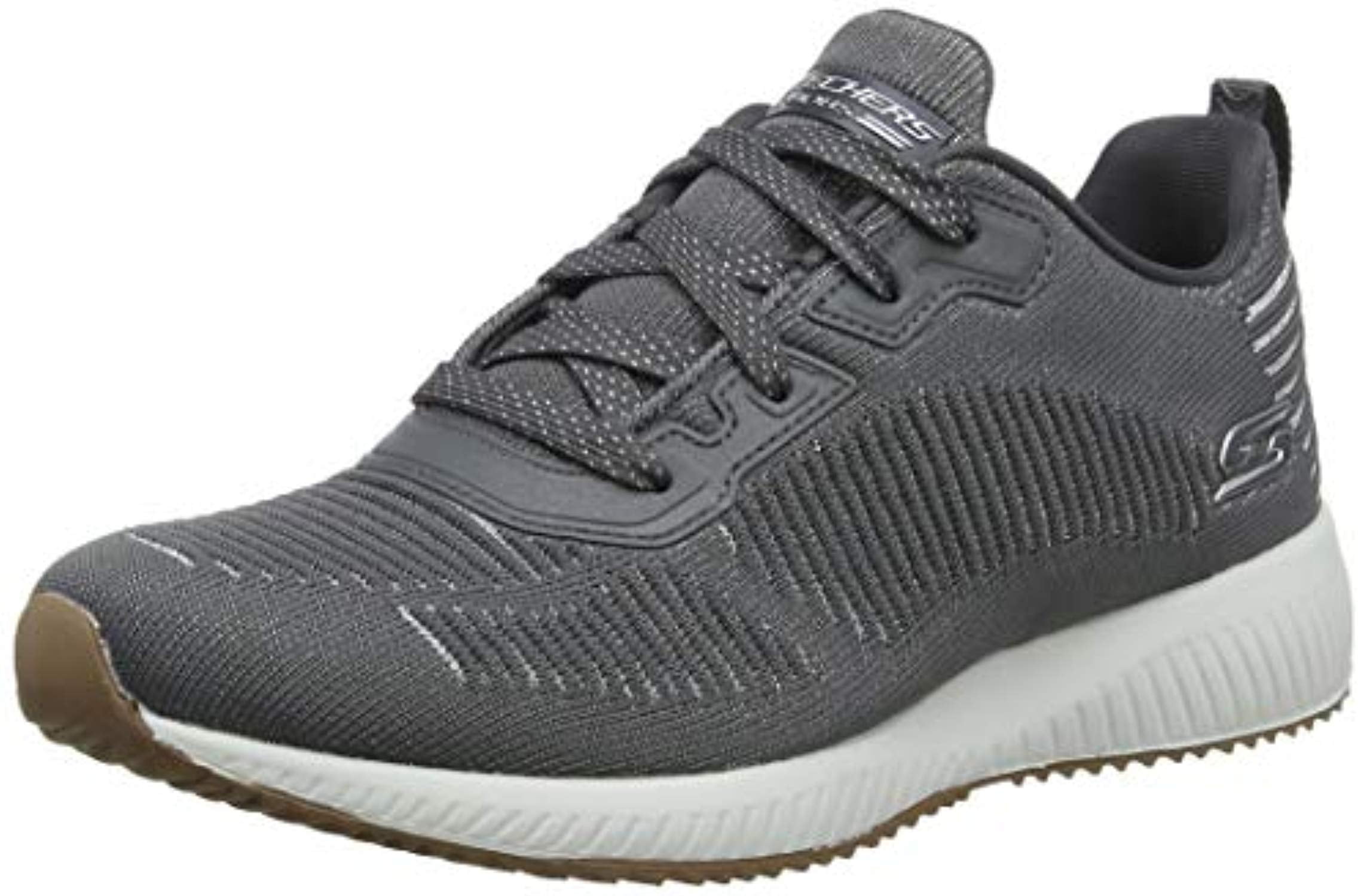 Skechers Skechers Women's LowTop, Grey (Gray Engineered Knit/Silver