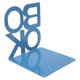 thumbnail image 3 of 2025 1 Pair Modern Bookend Non Slip Heavy Duty Decorative Book Stopper for Desk Office Library Blue, 3 of 4