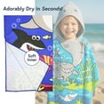 thumbnail image 5 of Kids Beach Towels Baby Beach Towel Hooded Beach Towel for Kids Bath Shark Beach Towels, 5 of 8