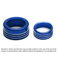 thumbnail image 4 of 2pcs Sports Blue Anodized Aluminum Stereo/Radio Volume & Center Console Driving Mode Selector Cover Rings, For Toyota 2022-up Tundra/Sequoia w/ 14-Inch Large Screen, 4 of 9