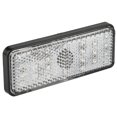 thumbnail image 2 of Rear Turn Signal Lamp, Rectangular Bright LED Universal Motorcycle Tail Light  For Motorbike, 2 of 8