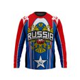 thumbnail image 3 of Federación Rusa, camiseta de Rusia, camisetas para hombre, camisetas de equipo nacional de alta calidad, ropa de calle para fanáticos, ropa nueva, bandera del país RUS, RU, 3 of 4