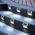 thumbnail image 4 of Bdday Solar Step Lights for Outside,2 Pack Solar Stair Lights,Solar Deck Lights Outdoor Waterproof,Solar Walkway Lights,Outdoor Lights Solar Powered for Steps Deck,Porch,Backyard,, 4 of 9