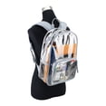 thumbnail image 3 of Eastsport Unisex 16" Success Clear Backpack, Cool Gray, 3 of 7
