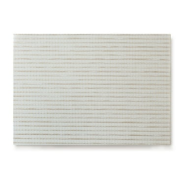 Mainstays Ciclo Woven Vinyl Table Placemat Vanilla 13" x 18"