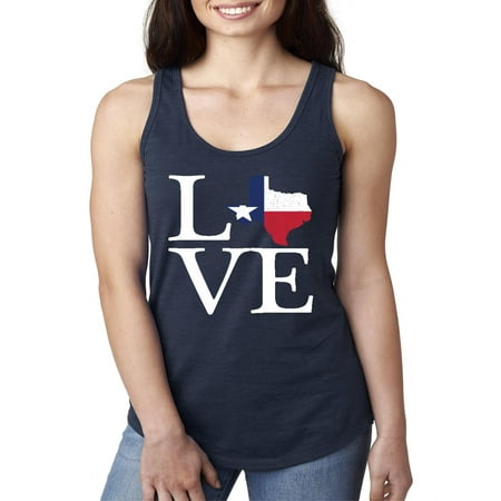 - Love Texas Women Tops Next Level Racerback Tank Top