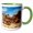 Green/White, variant on 3drose, Formations in Goblin Valley State Park, Utah, 15oz Mug
