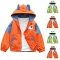 thumbnail image 1 of QIPOPIQ Veste Légère pour Filles Enfants et Tout-Petits II Veste à Imprimé pour Filles Résistante à l'Eau Liquidation, 1 of 4