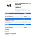 thumbnail image 2 of Oil Filter - Compatible with 2009 - 2020 Dodge Journey 2010 2011 2012 2013 2014 2015 2016 2017 2018 2019, 2 of 2