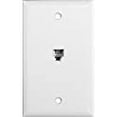 thumbnail image 2 of Morris 80011 Single RJ11 4 Conductor Phone Jack Wall Plate White, 2 of 3