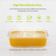 thumbnail image 4 of Juego de 5 Contenedores de Vidrio para Almacenar Alimentos TUSEASY de 1040ml con Tapa Hermética, 4 of 6