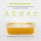 thumbnail image 4 of Juego de 5 Contenedores de Vidrio para Almacenar Alimentos TUSEASY de 1040ml con Tapa Hermética, 4 of 6