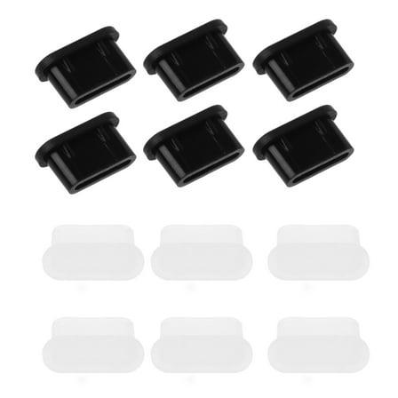 lixuesong 12Pcs USB C Charging Port Protector Cover Phone Tablet Type C Plugs Type C Anti Caps Silicone USB C Cover