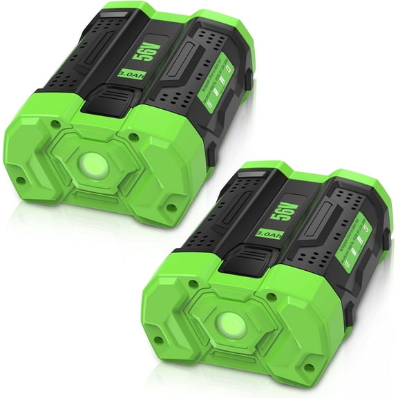 2-Pack 3.0Ah 56 Volt Lithium ion Battery Replacement for EGO 56V Battery BA2800 BA4200 BA4200T BA1400 BA1400T BA2240 Lawn Mower, Leaf Blower, Chainsaw Power Tools