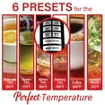 thumbnail image 6 of Brentwood Glass 1.7 Liter Electric Kettle with 6 Temperature Presets in Black, 6 of 11