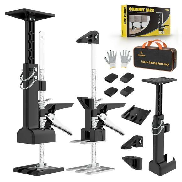 Sistema de soporte Cabinet Jacks EnryKuo para tercera mano, capacidad de 360 libras