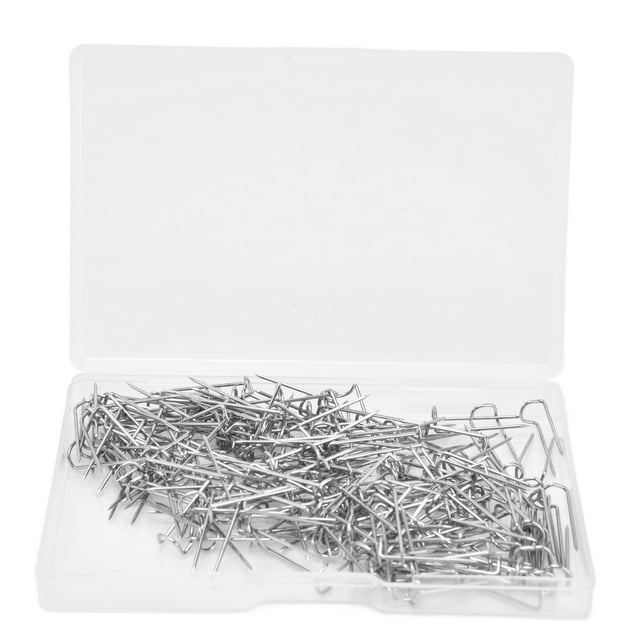 Épingles à Double Blocage, Épingles à Fourche en Acier Inoxydable Simples à Utiliser Robustes et Durables pour Nœuds pour Vêtements pour Ruban 17mm 200 Pcs/boîte
