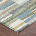 thumbnail image 3 of Addison Rugs Chantille Indoor/Outdoor Transitional Stripes Blue Machine Washable Rectangle Rug, 3' x 5', 3 of 8