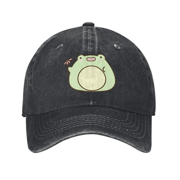 Cute Frog Pattern Baseball Cap Men'S Women'S Fashion Hat Vintage Adjustable Unisex Casquette