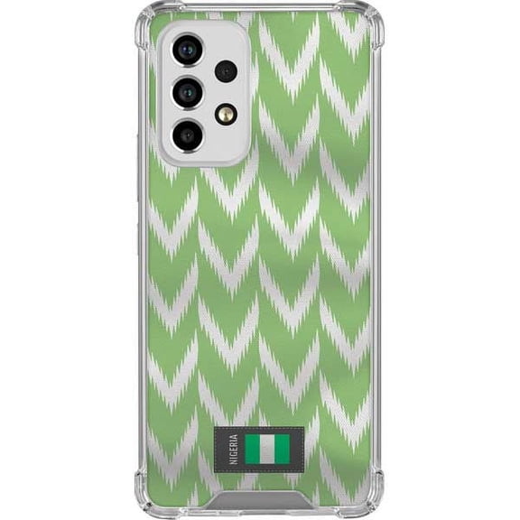 Skinit Countries of the World Nigeria Soccer Flag Galaxy A53 5G Clear Case