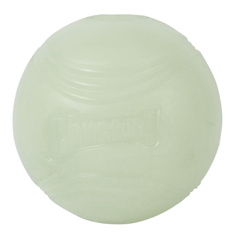 Chuckit! Max Glow Rubber Dog Ball Fetch Toy, Medium photo 1