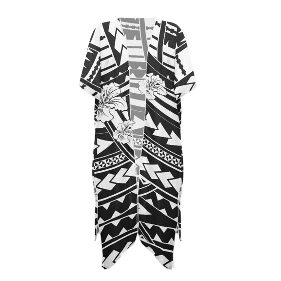 HELLHERO High Quality Fabrics Cardigan Swimsuit Cover ups for Summer Breathable Lightweight Geometric Pattern