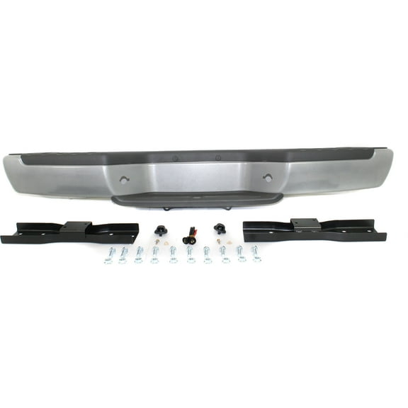 For 2001-2004 Frontier</p> Step Bumper Rear Black Steel NI1102141 850109Z425