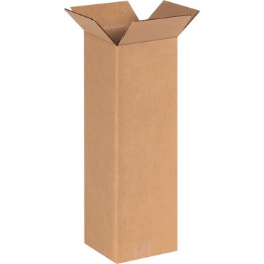 Box Partners Flat Corrugated Boxes 24 x 17 x 3 Kraft 25/Bundle 24173