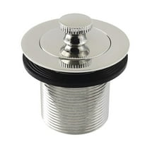 Kingston Brass DLT17PN 1.5 in. Lift & Turn Tub Drain with 1.75 in. Body Thread, Polished Nickel