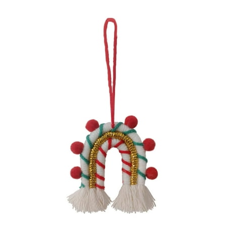 

Rainbow Christmas Tree Pendant for Creative Colored Holiday Party Background Dec