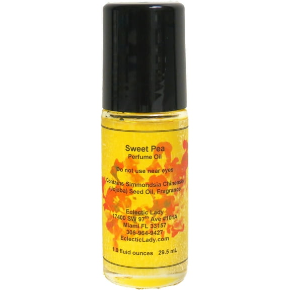 Sweet Pea Perfume Oil, 1.0 Oz Portable Roll-On Fragrance