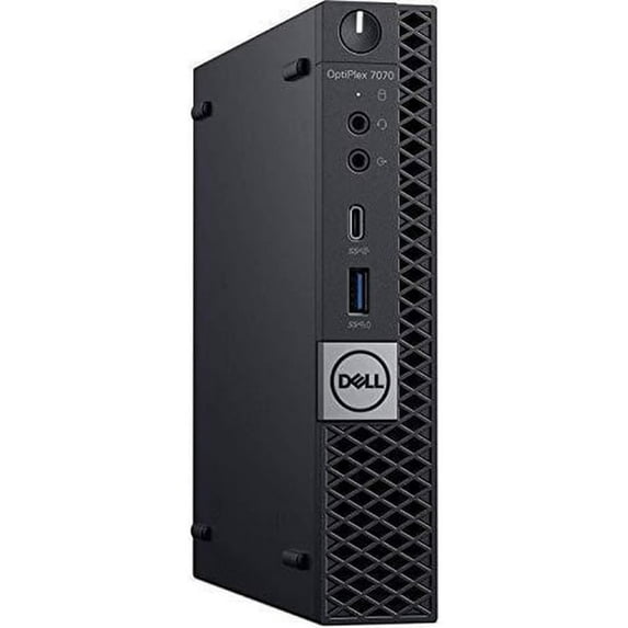 Restored 2019 Dell OptiPlex 7070 Micro Desktop - Intel Core i5 8th Gen - i5-8500 - Six Core 4.1Ghz - 256GB SSD - 8GB RAM - Windows 10 Pro (Refurbished)