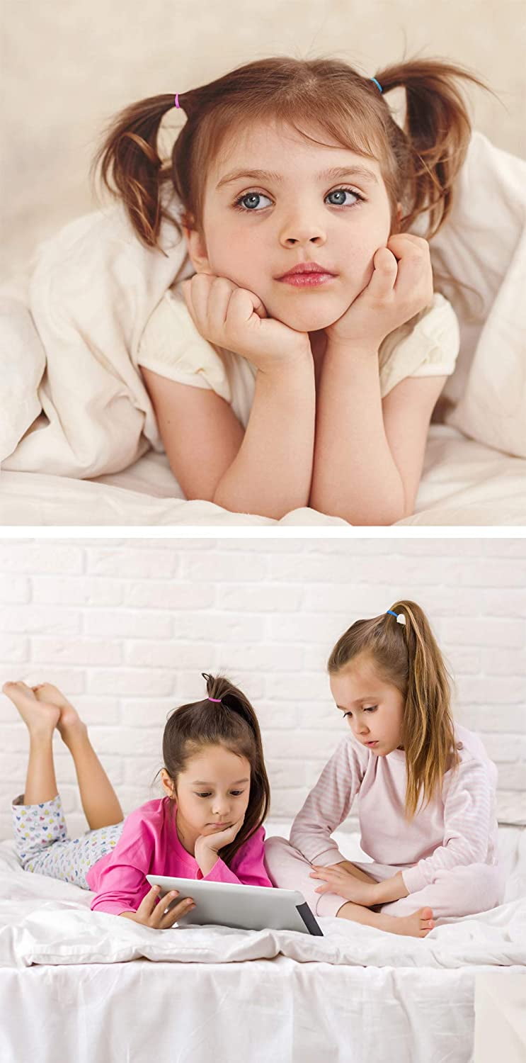 600-Pack Elastic Hair Ties Non-slip Rubber Hair Bands for Girls, Clear,  Large Size - Walmart.com