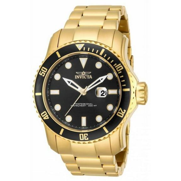 Invicta Men's 15193 Pro Diver Analog Display Swiss Quartz Gold-Plated Watch …