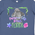 thumbnail image 4 of Inktastic Panama City Beach Florida Cute Swimming Manatee Boys or Girls Baby T-Shirt, 4 of 5