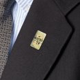 thumbnail image 2 of Besties Best Friends Metal Rectangle Lapel Hat Pin Tie Tack Pinback, 2 of 3